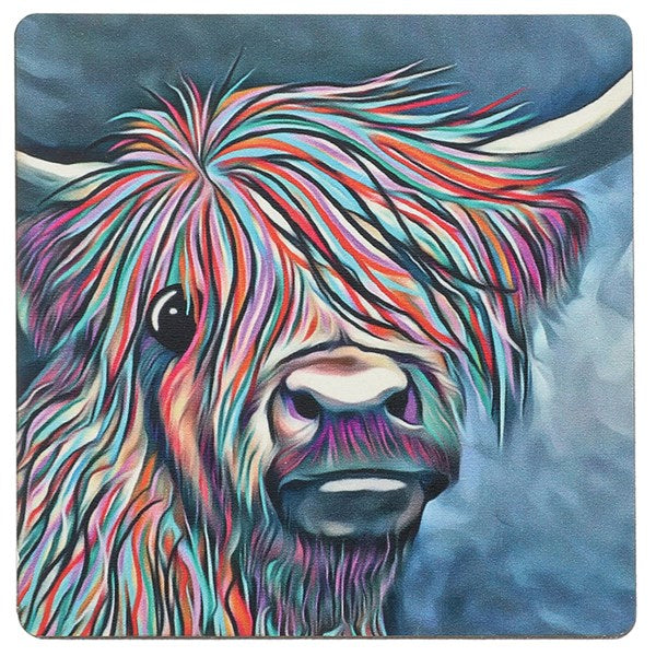Highland Cow Coaster
