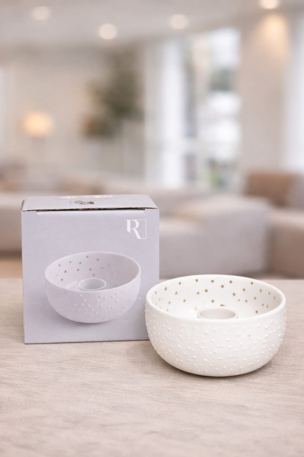 Candle Bowl - Dots