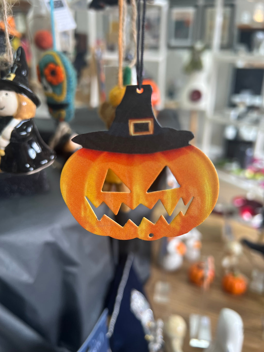 Scary Pumpkin Hanging Decoration