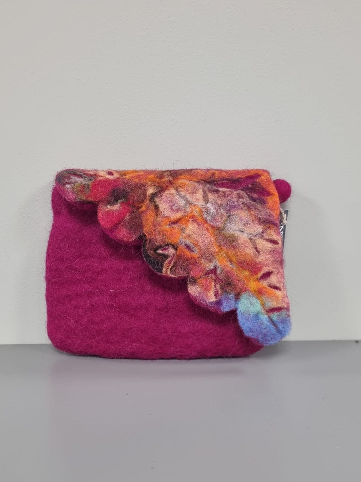 Felted Fold Over Purse