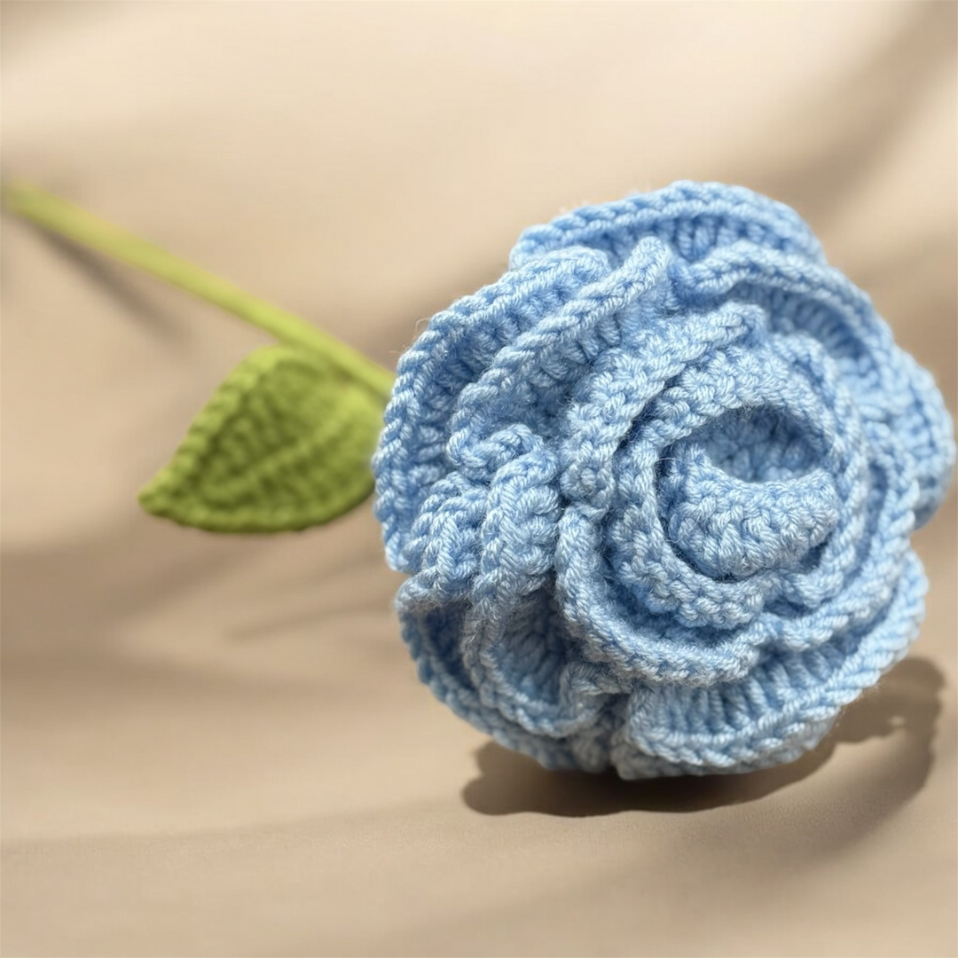 Single Crochet Rose Stem