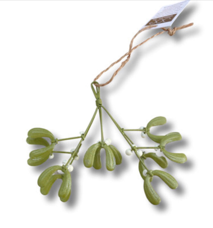 Bunch of Mini Mistletoe Metal Hanging Decoration
