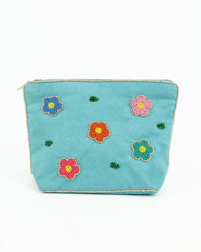 Groovy Flower Beaded  Purse