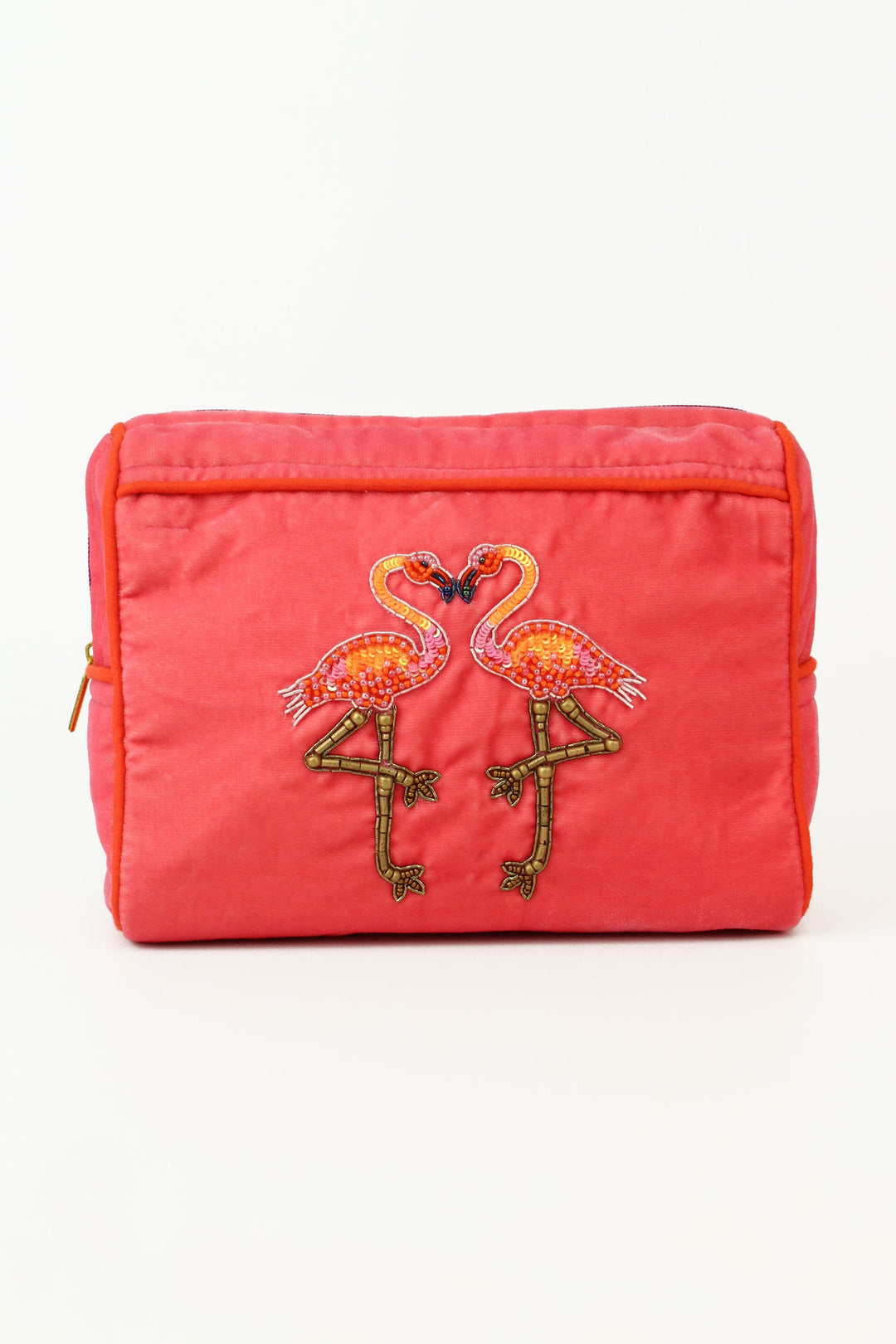 Pink Flamingo Cosmetic Bag