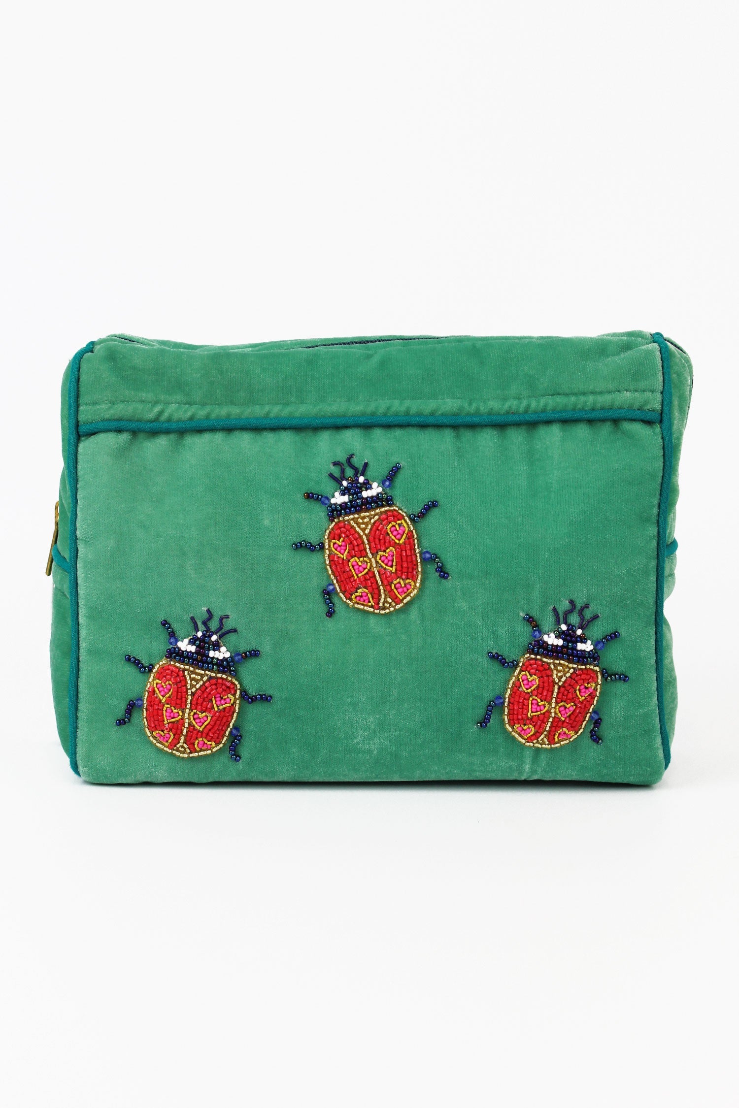 Lady Bird Beaded Make Up Bag