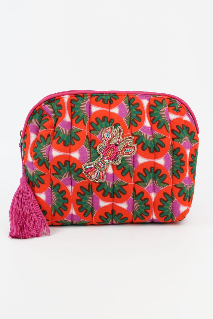 Lobster Quilted Washbag