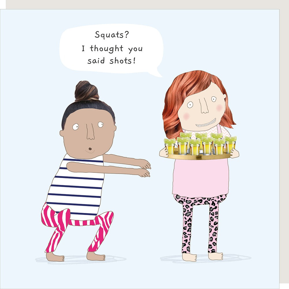 Squats Greeting Card