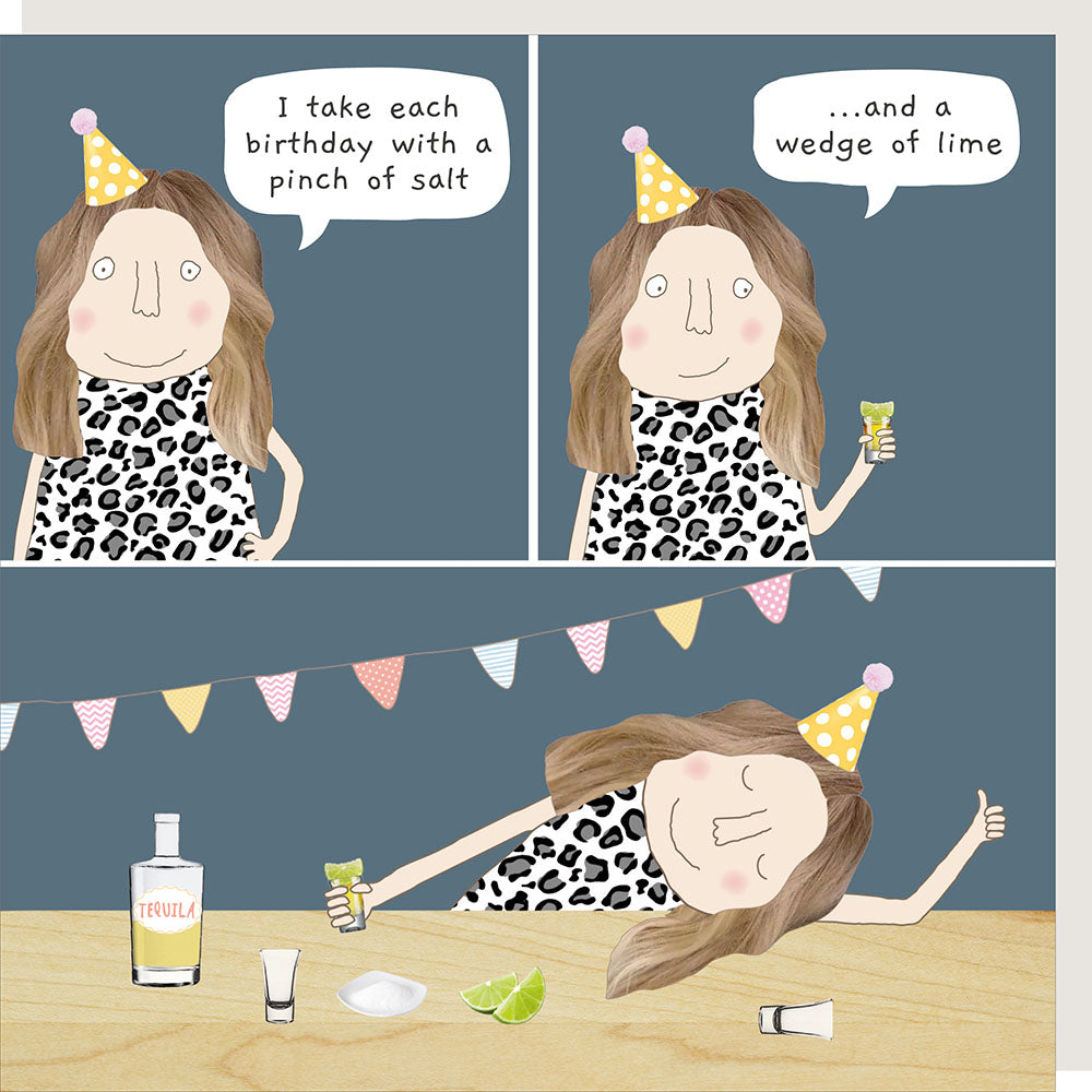 Pinch of Salt Birthday Card