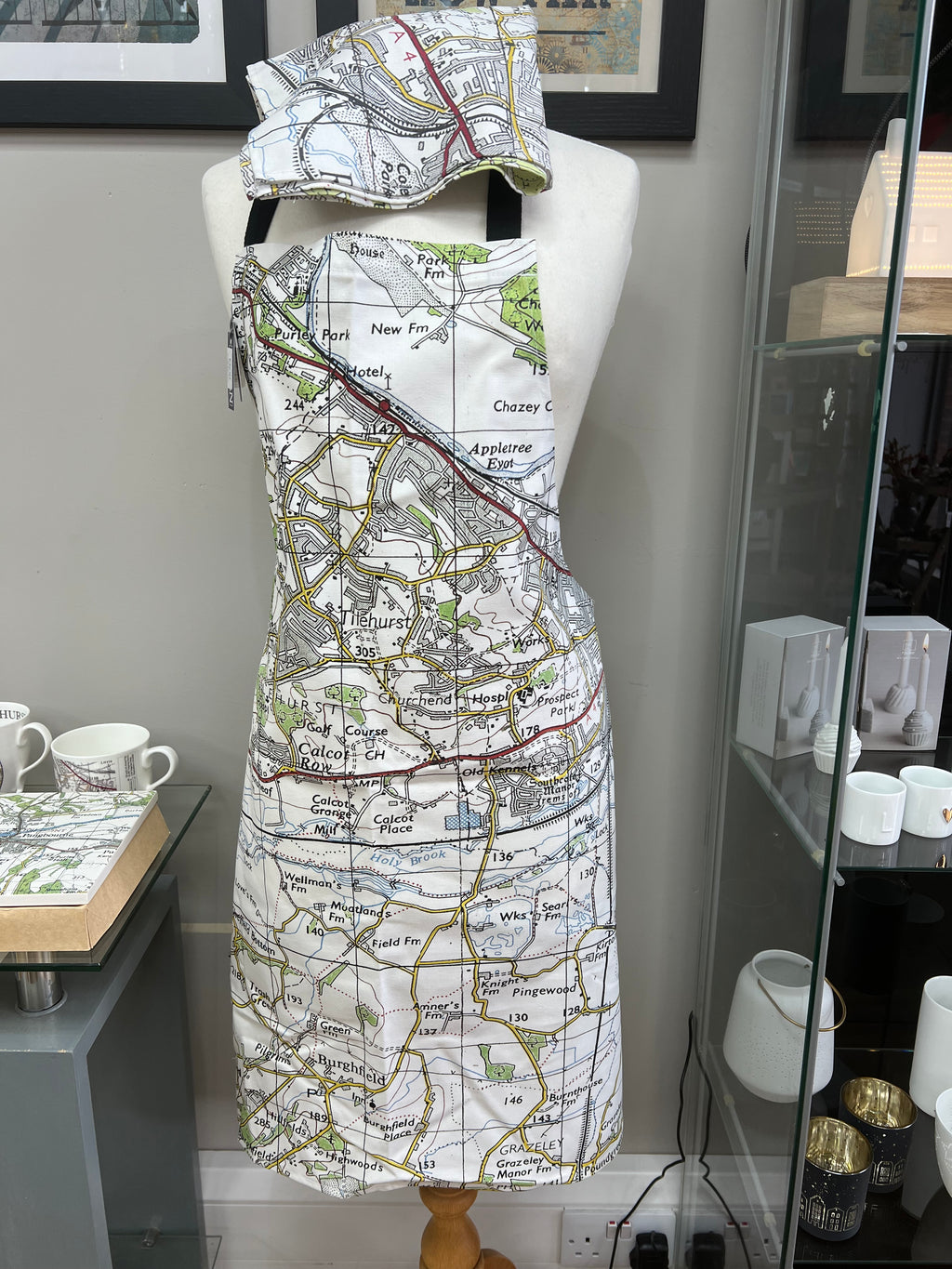 Vintage Map Apron