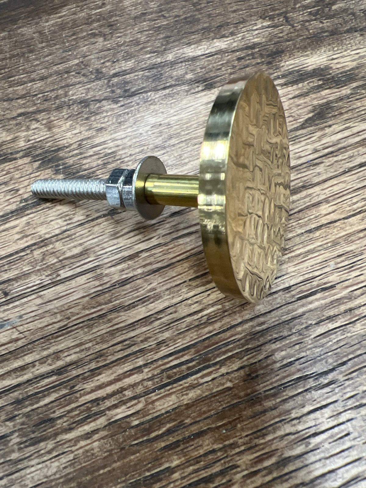 Gold Disc Drawer Pull