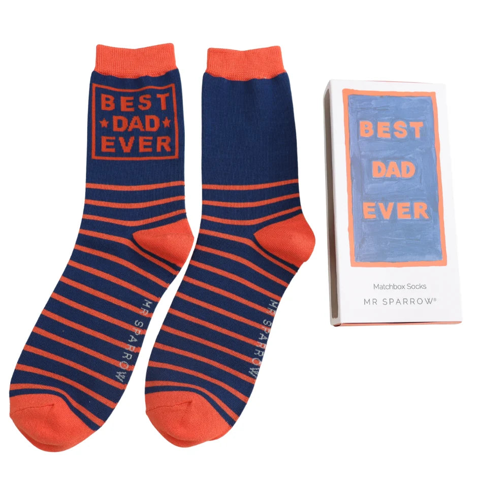 Men's Matchbox Socks - Best Dad Ever