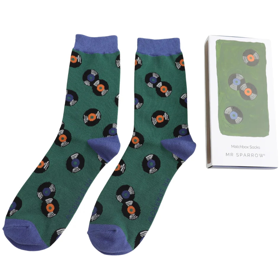 Men's Matchbox Socks - Vintage Vinyl