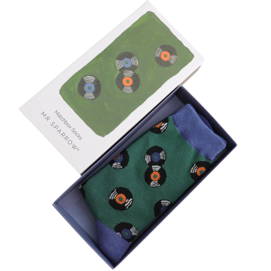 Men's Matchbox Socks - Vintage Vinyl