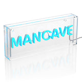 MANCAVE  Blue Neon LED Neon Acrylic Light Box
