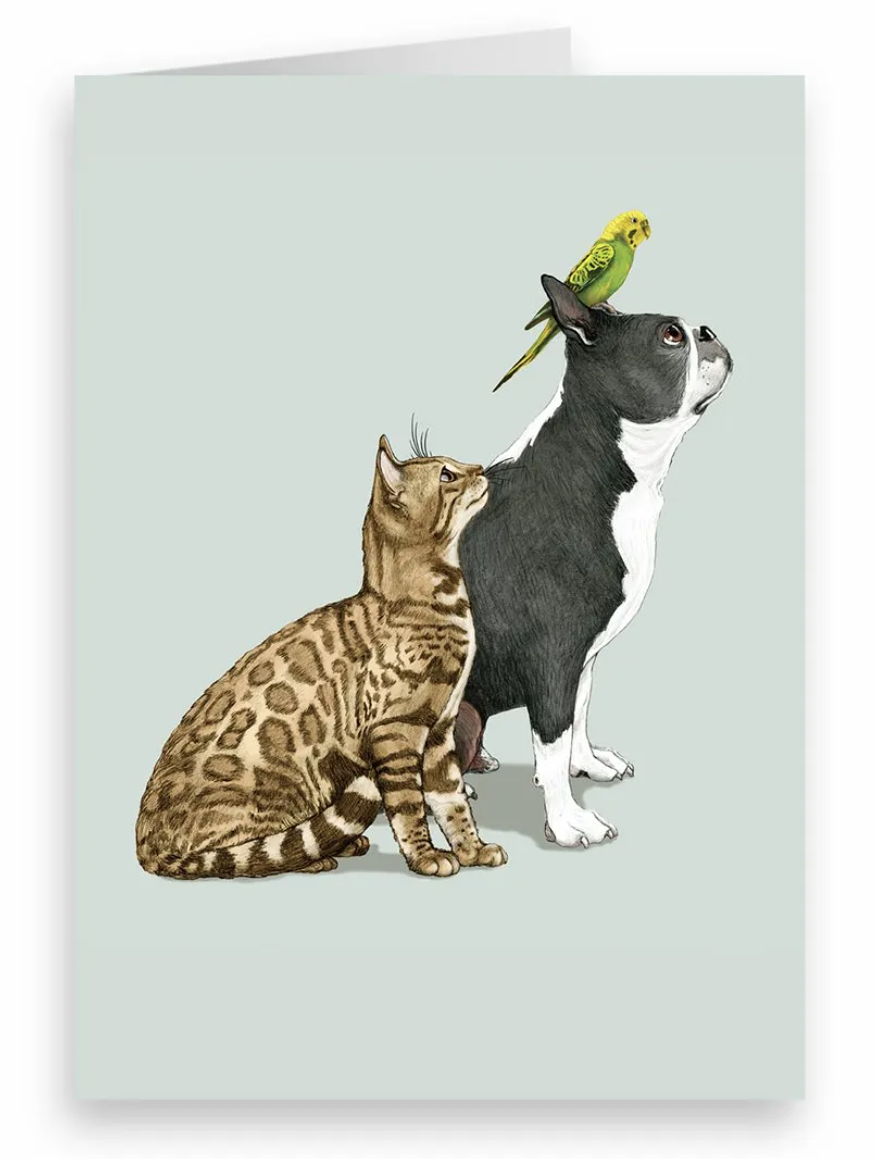 Trio Greetings card
