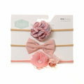 Pink Roses Hairbow Set