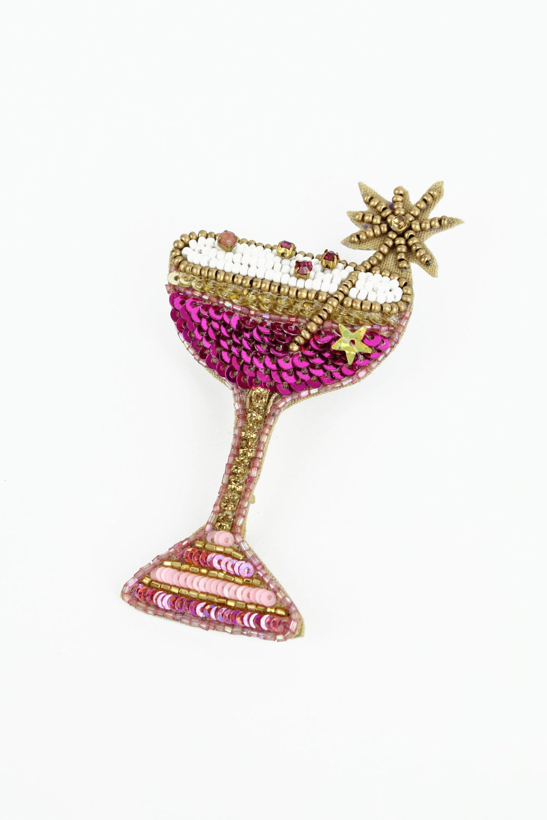 Cosmo Cocktail Brooch