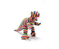 T-Rex Baby Rattle -Rainbow Stripe