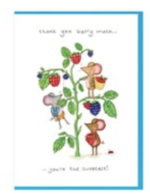 Berry Much Thank You Card