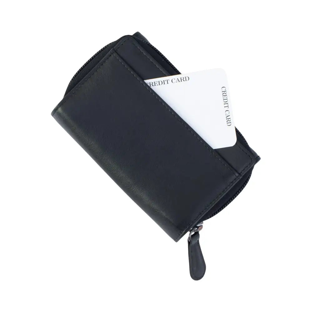 Soft Leather Trifold Purse For Women - Velura