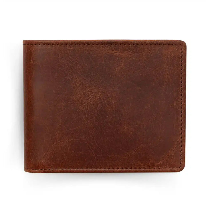 Buff Hunter Card & Note Wallet  - Brown Leather