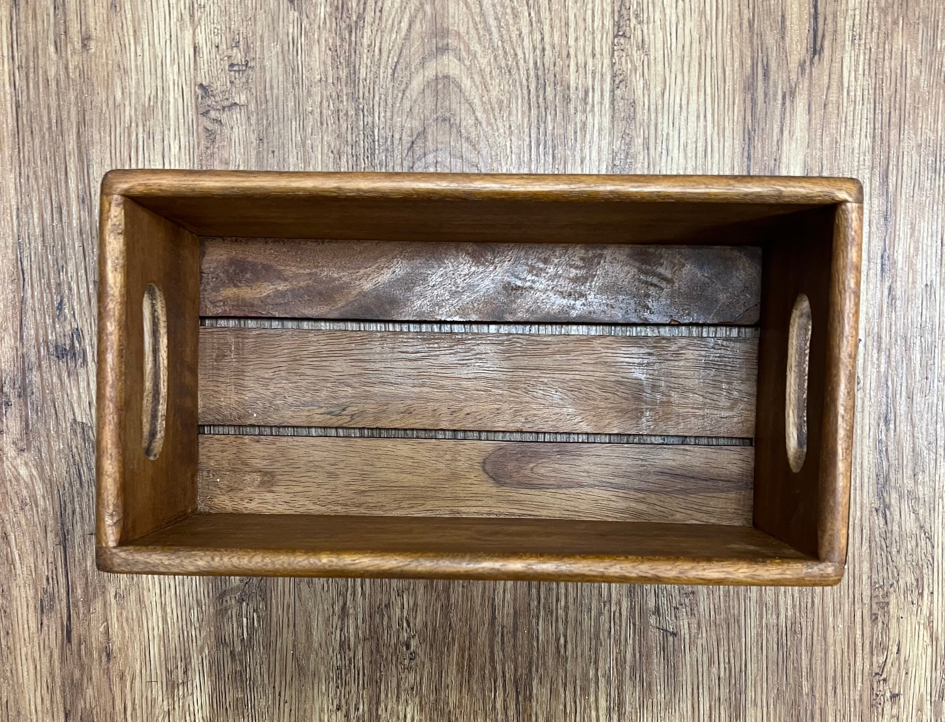 Vintage Style Wooden Storage Box - Dad's Tool Box