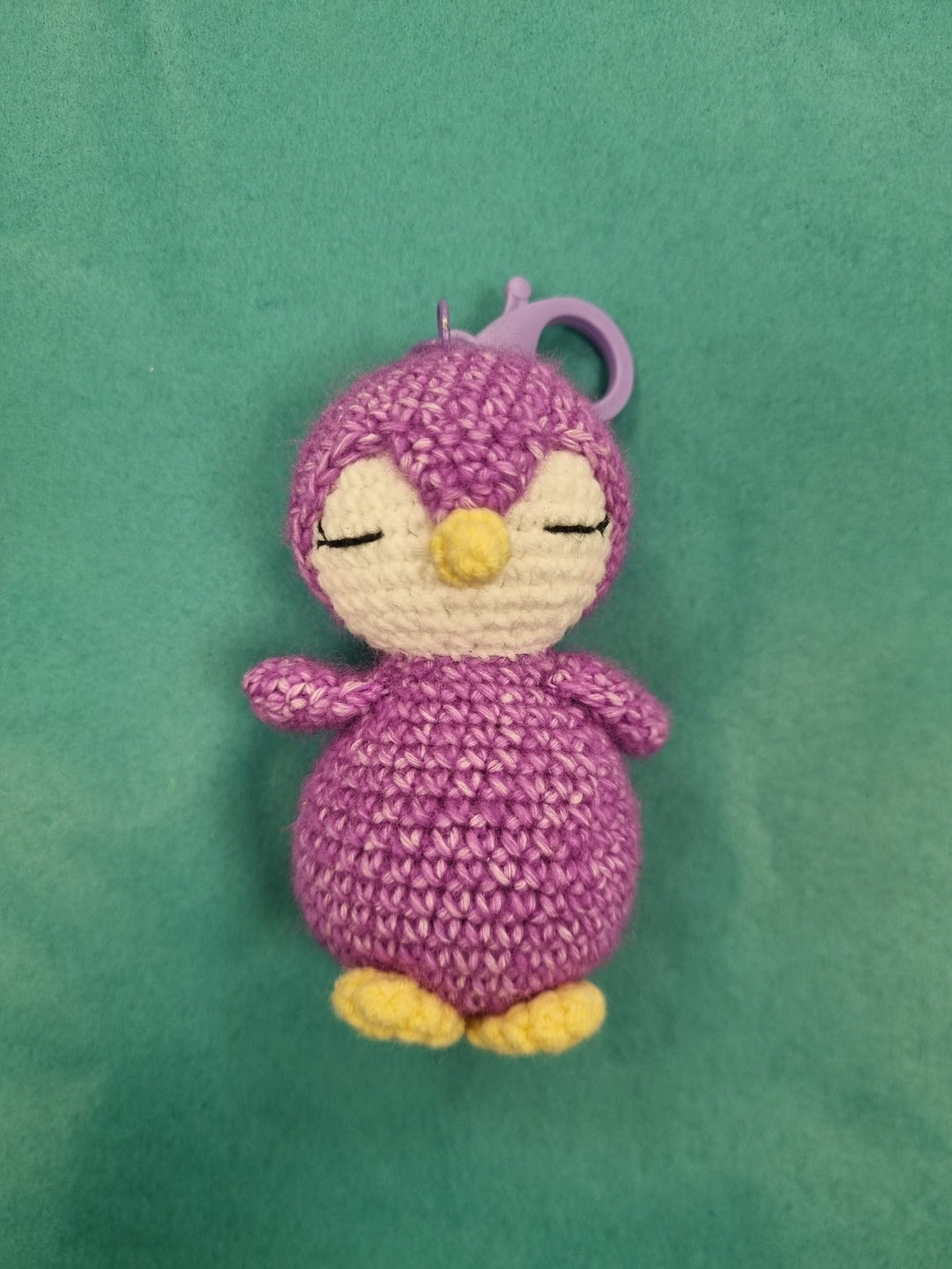 Crochet Penguin Keyring