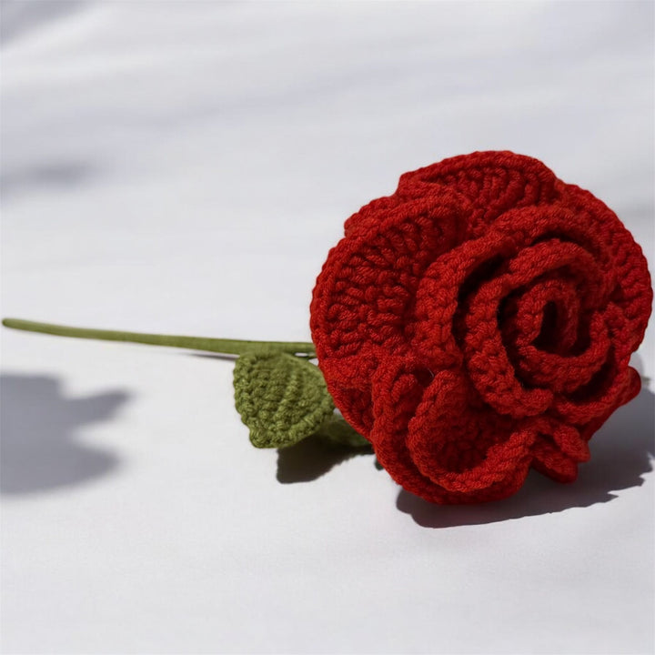 Single Crochet Rose Stem