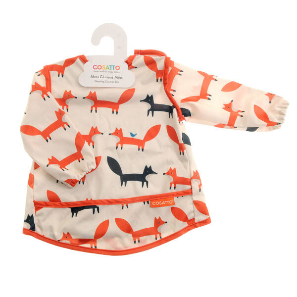 Coverall Feeding Bib - Mr Foxy