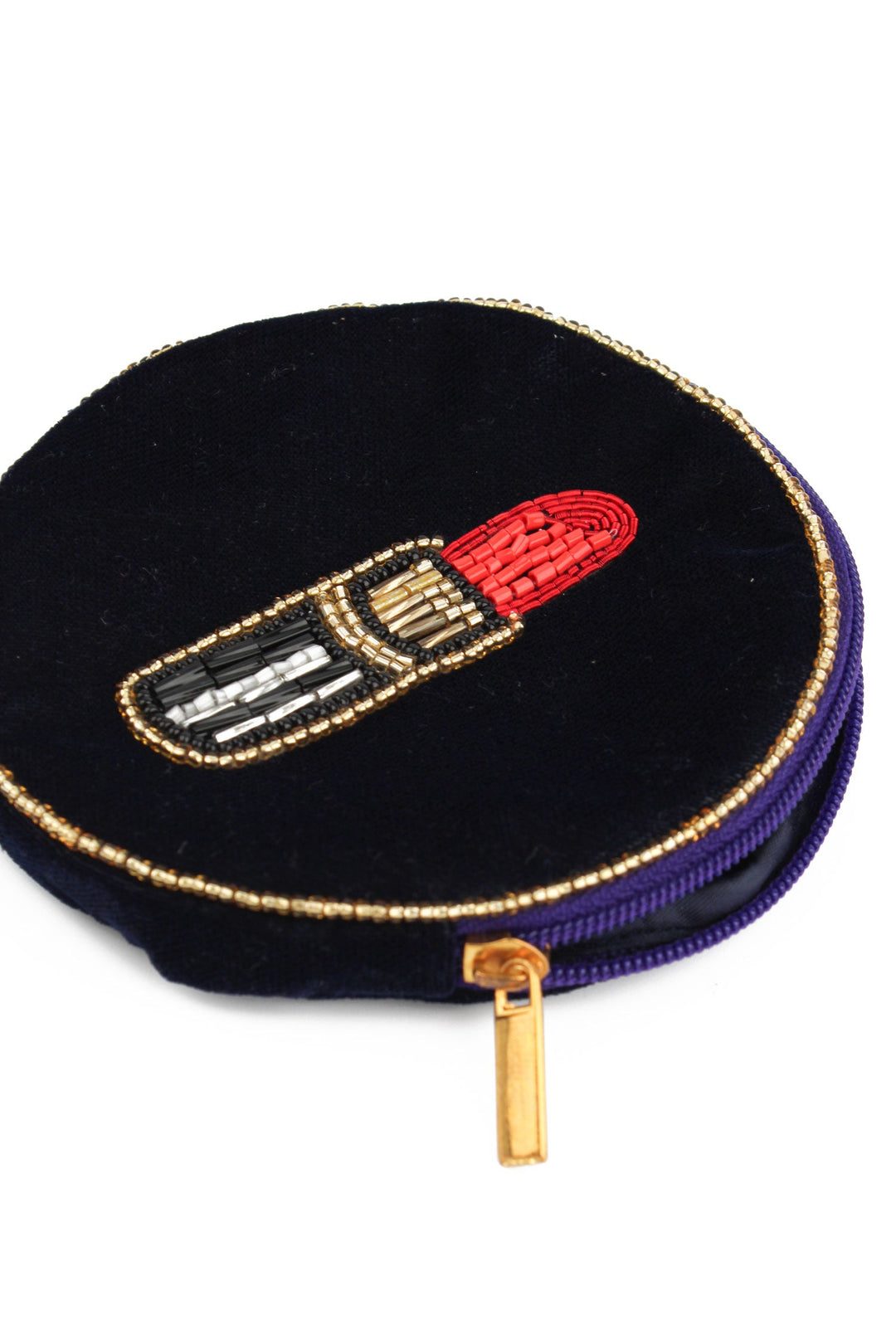 Lipstick Round Coin Purse