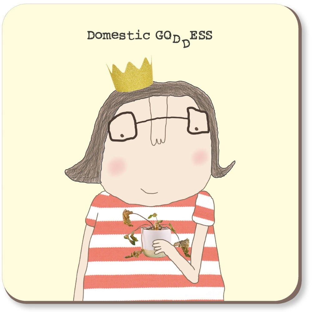 'Domestic Goddess' Coaster