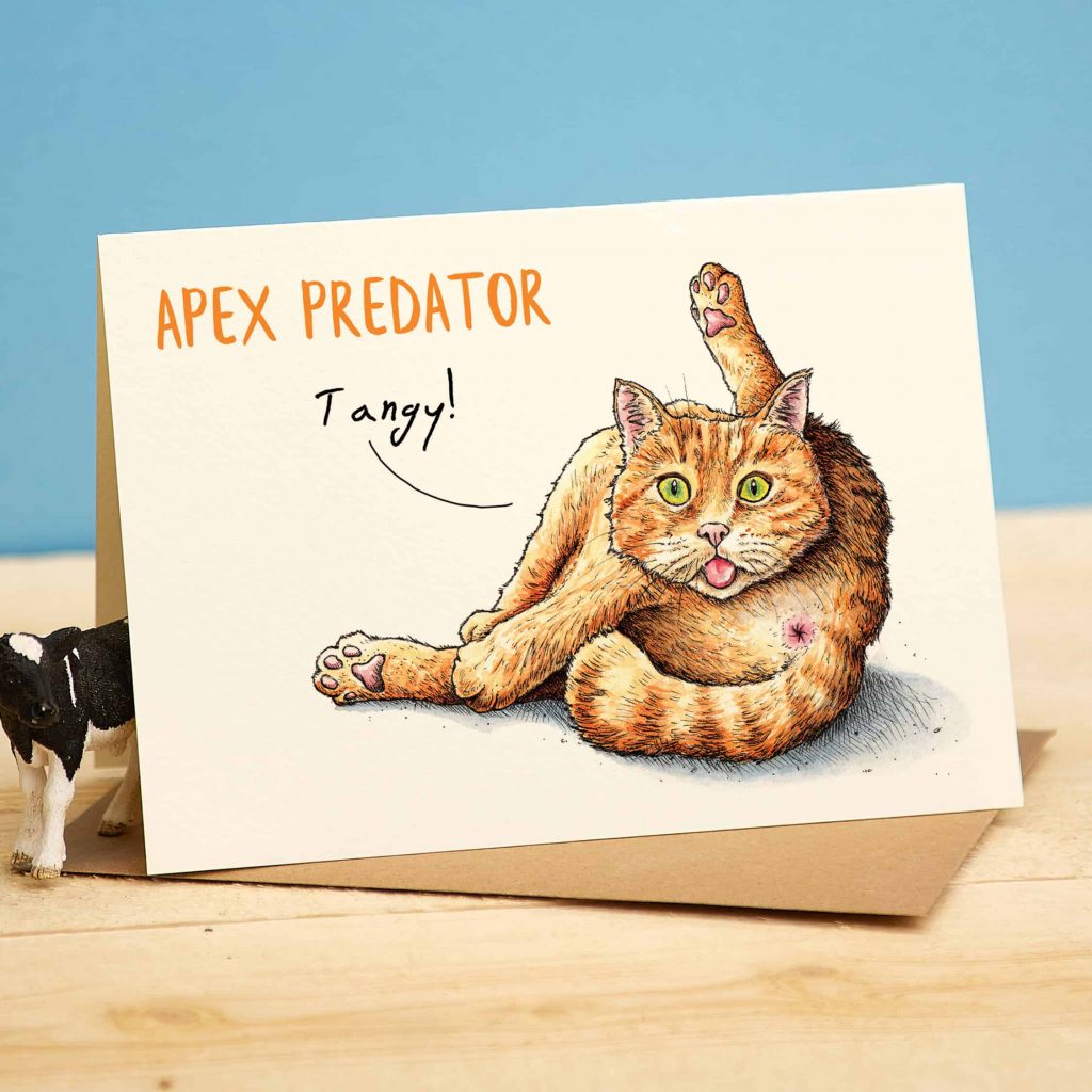 Apex Predator - Tangy Greetings Card