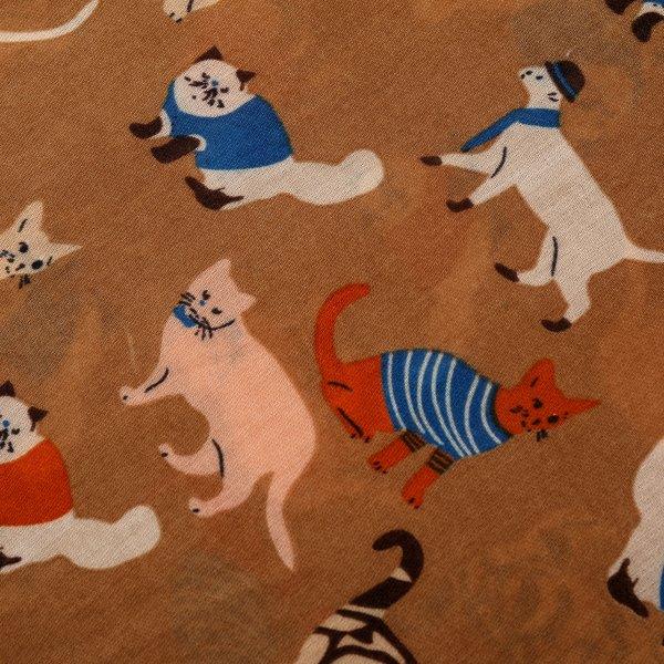 Cat Print - Beige