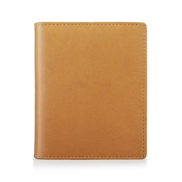 Slim Leather Card Holder Wallet with RFID Elliot Hudson - Cognac