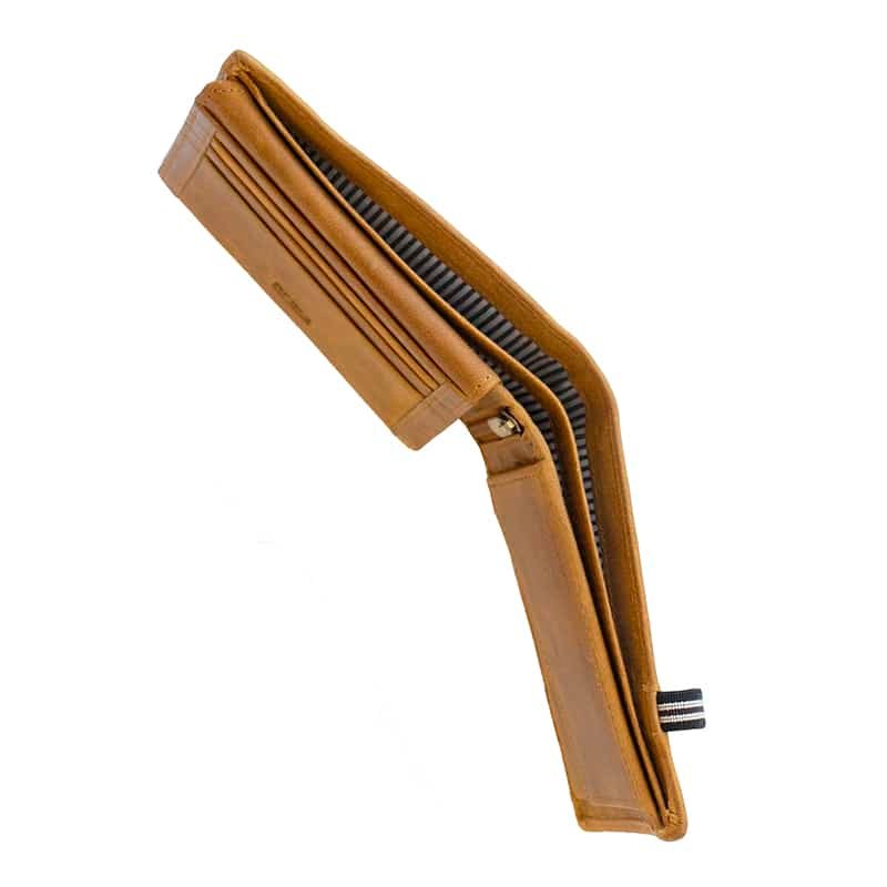 Columbia Bifold Wallet with Coin Pouch - Tan