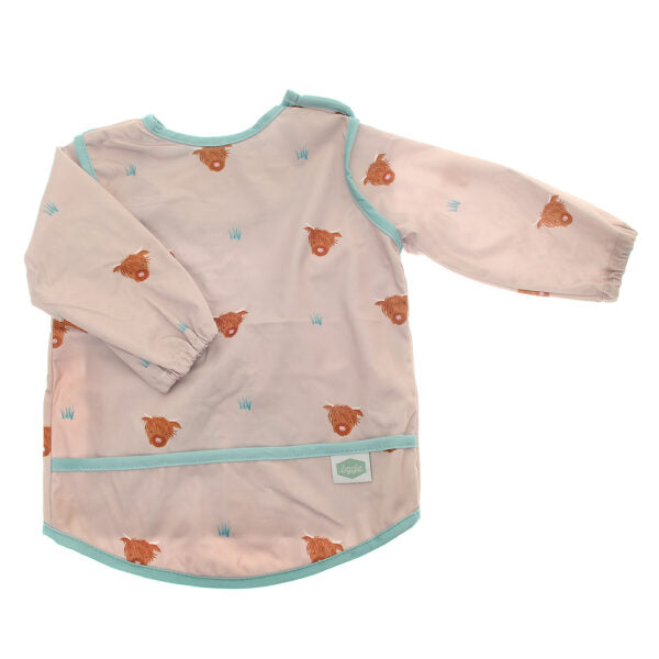 Coverall Feeding Bib - Highland Cow