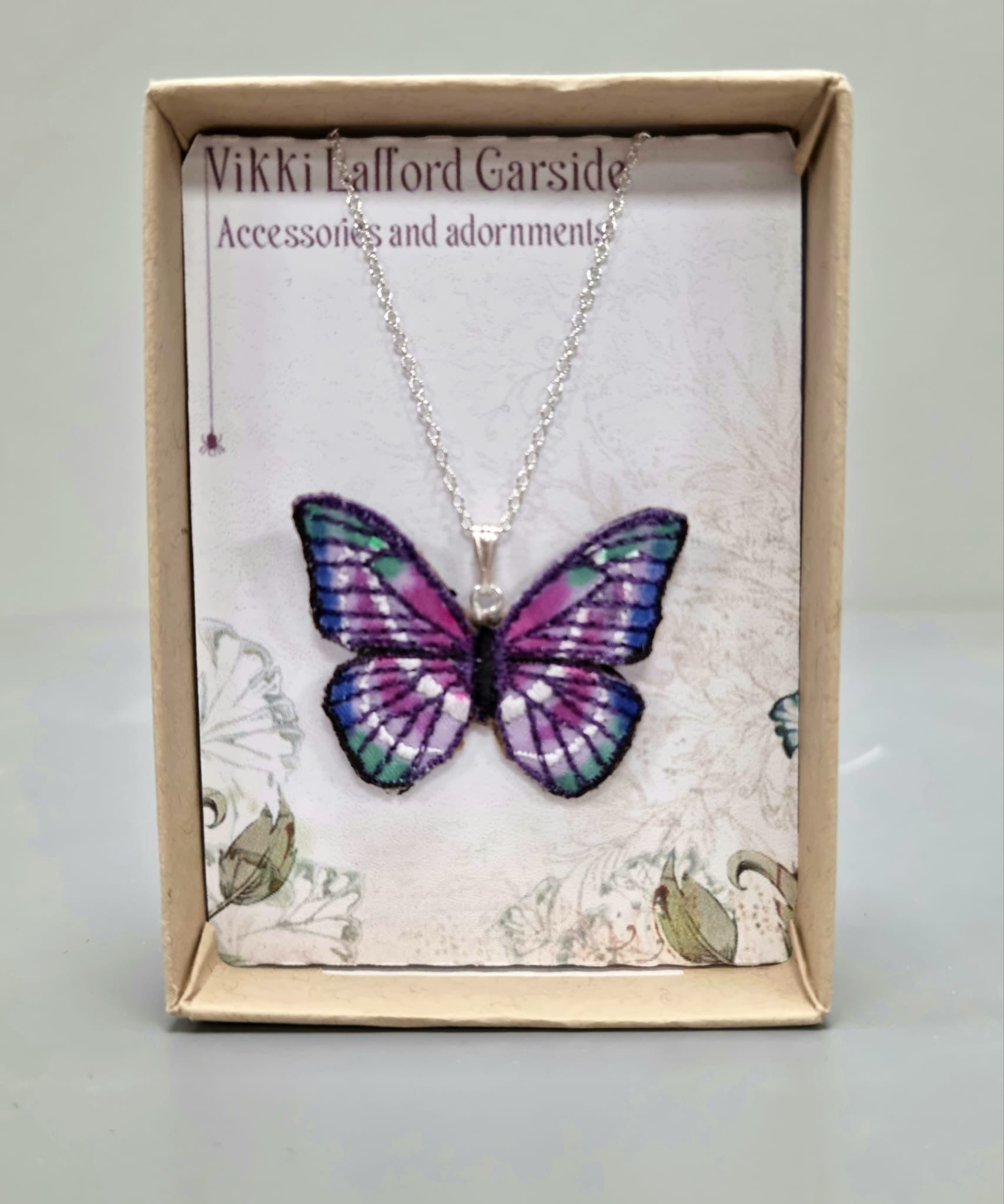 Kaleidoscope Butterfly Necklace