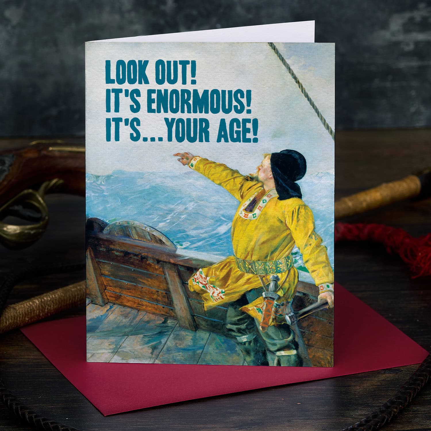 Look Out Birthday Card