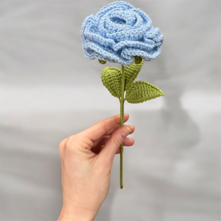 Single Crochet Rose Stem