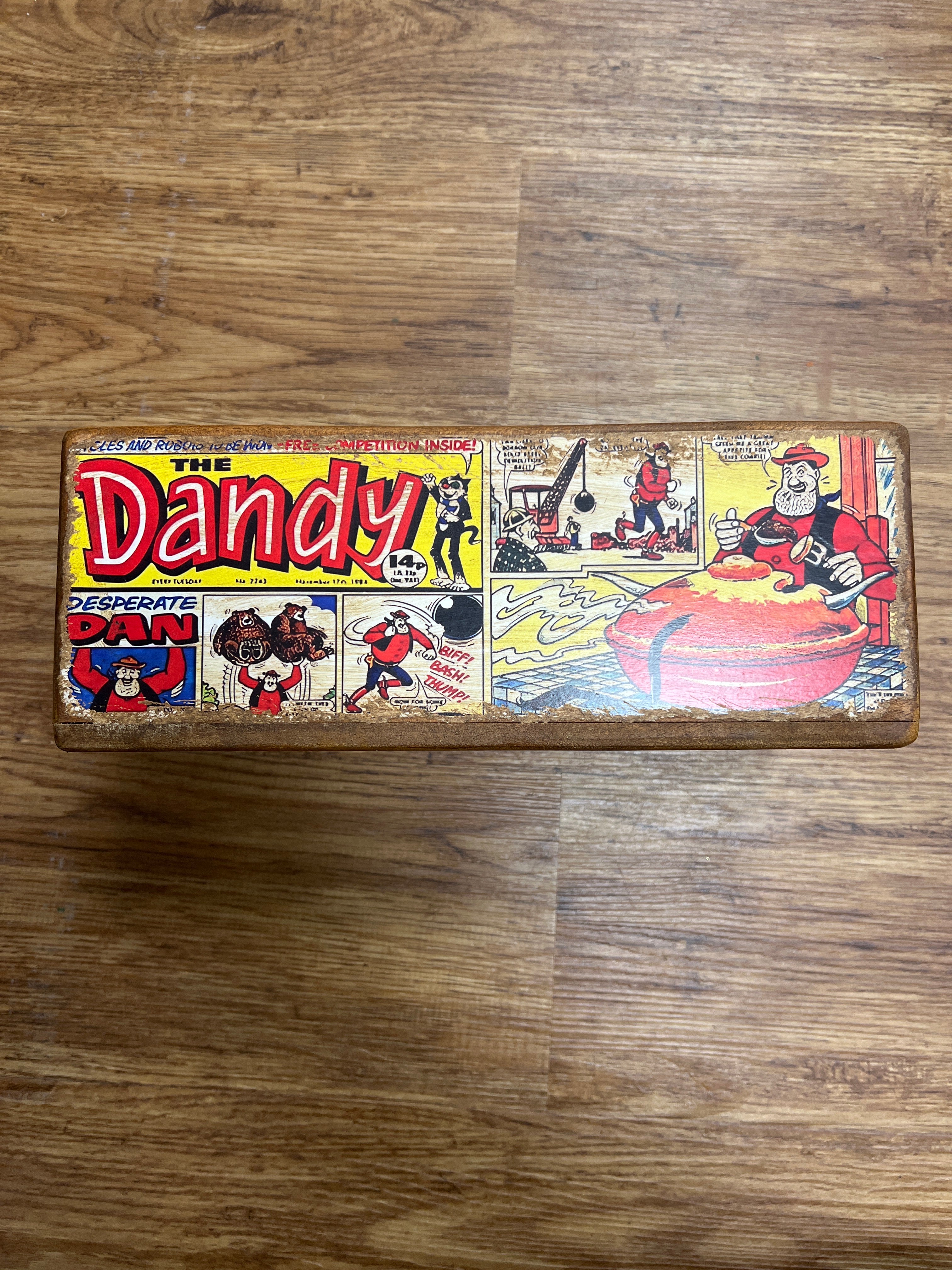 Vintage Style Wooden Storage Box - Dandy