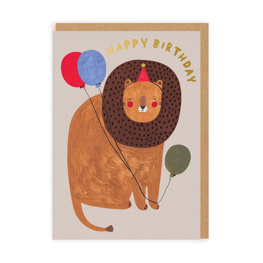 Balloons and Lion Birthday