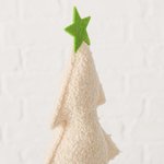 Fabric Christmas Tree Standing Decoration 40cm