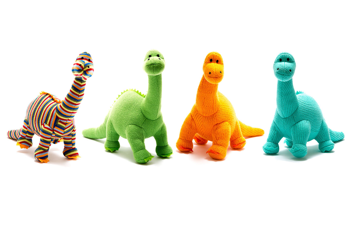 Diplodocus Soft Toy - Orange
