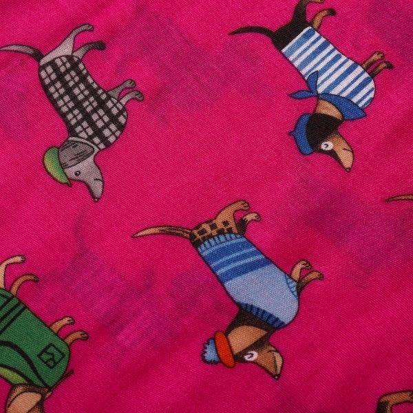 Dog Print - Fuchsia