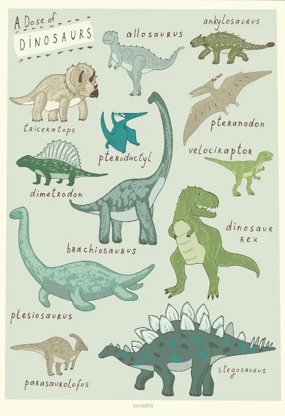 A Dose of Dinos - Print