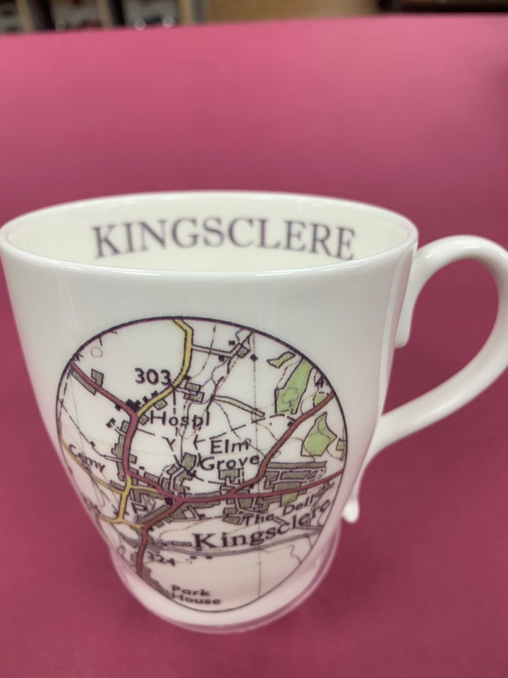 Vintage Oval Map Mug