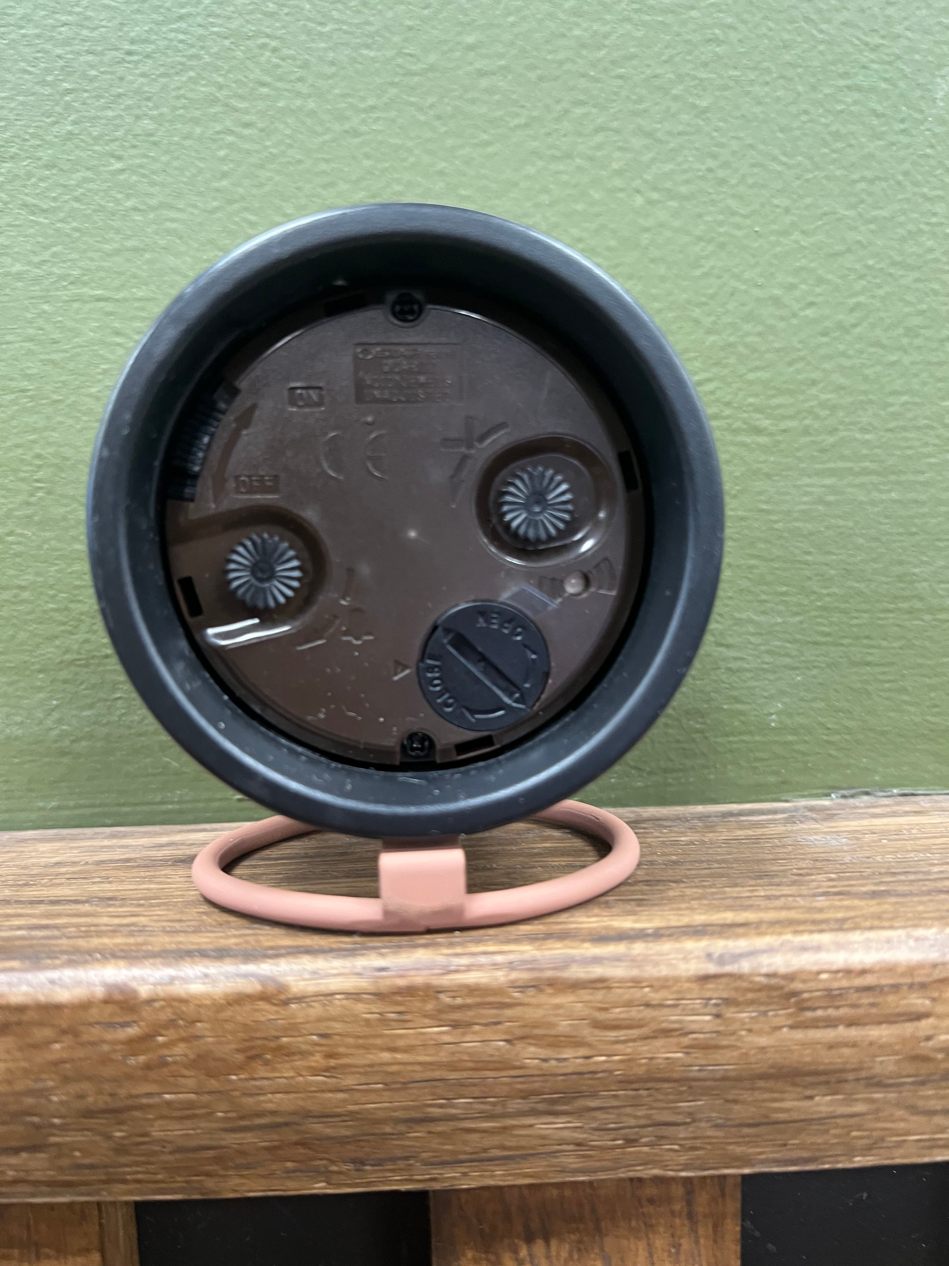 Nirvana Mini Globe Alarm Clock - Dusky Pink