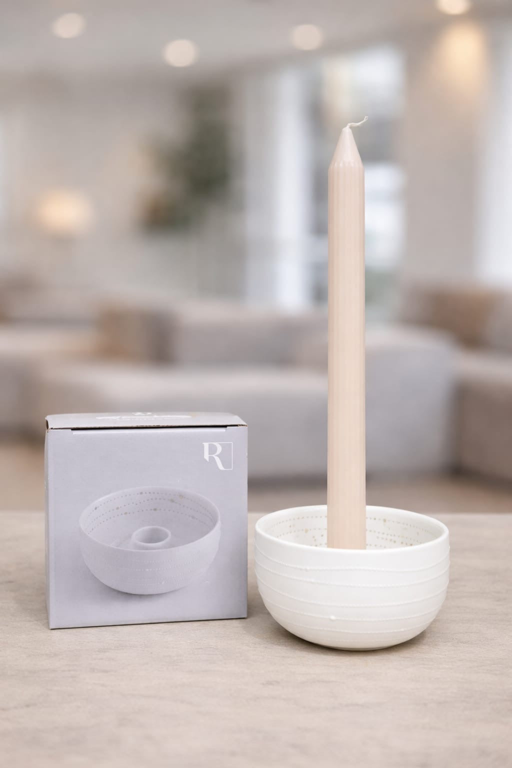 Candle Bowl - Dotlines