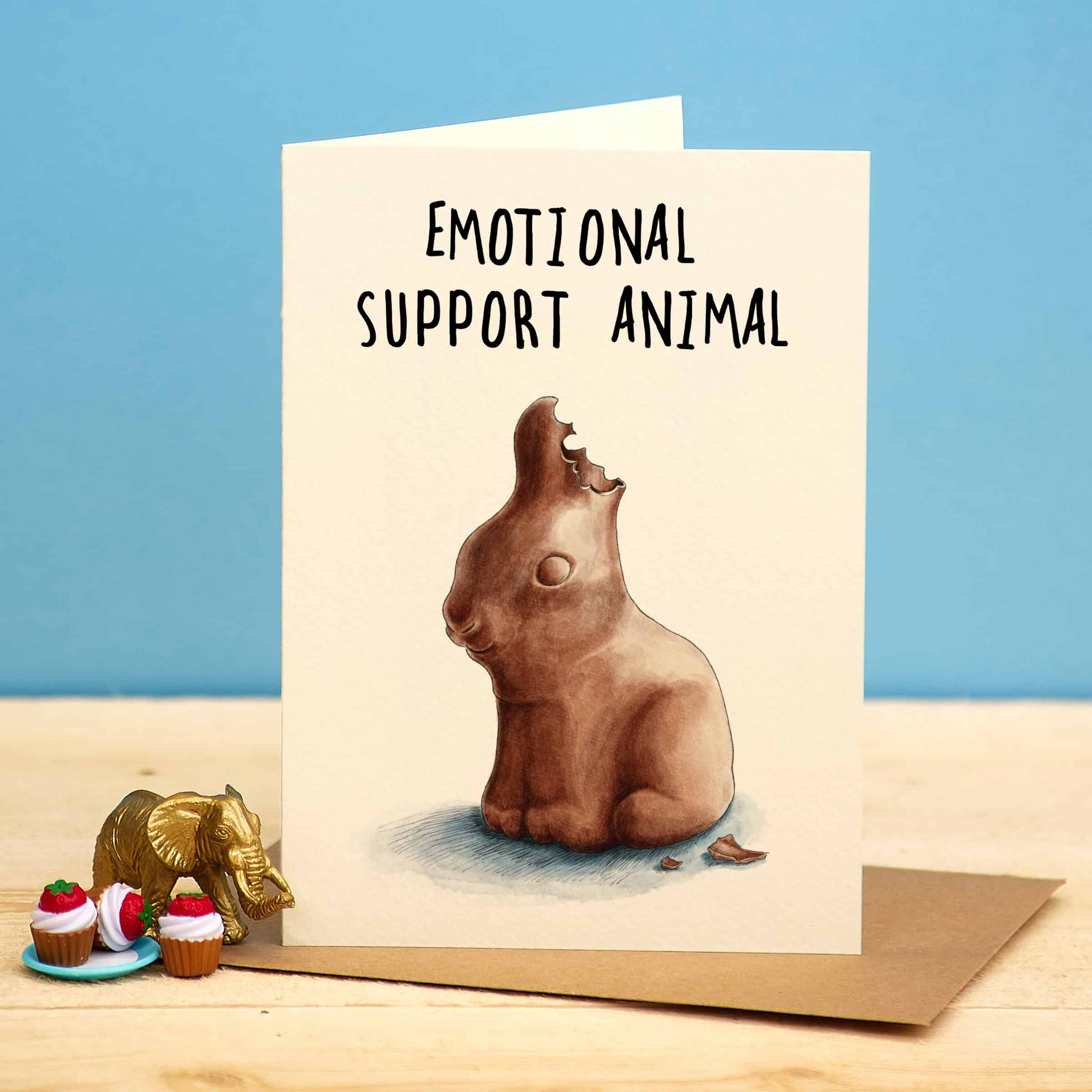 Emotional Support Animal Greetings Card