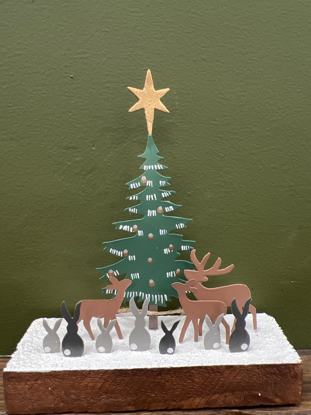 Forest Christmas Scene
